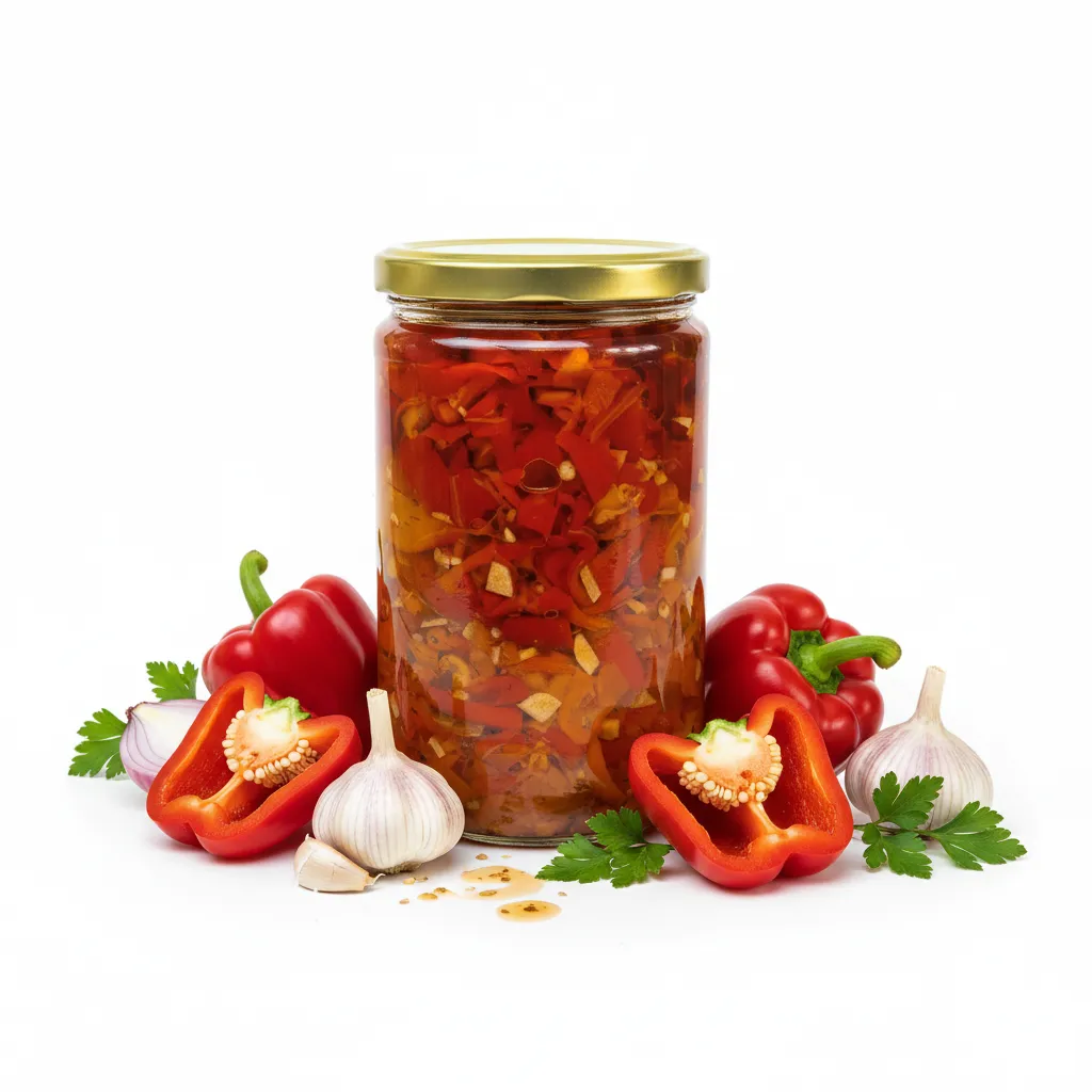 Közlenmiş Tatlı Biber Konservesi